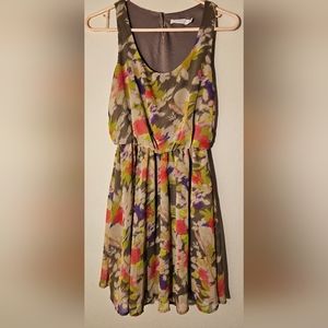 Lush Sleeveless Multicolor Dress, Women's Size XS